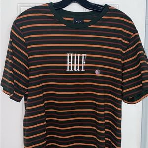 Stripped HUF T-Shirt sz. L